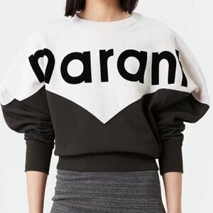 Isabel Marant Monochrome Logo Sweatshirt